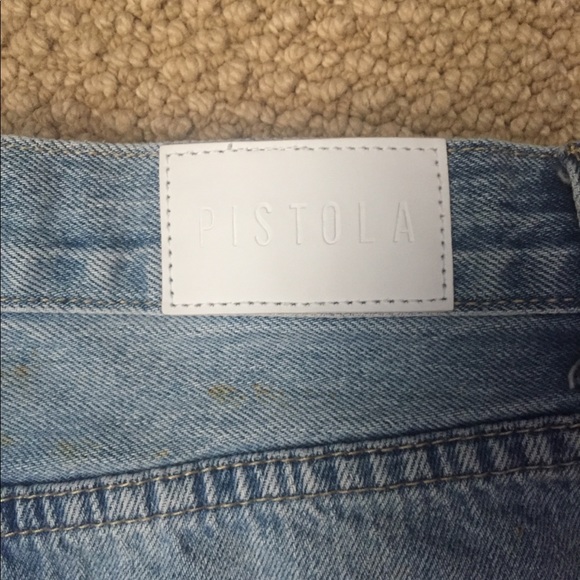 Planet Blue Pistola Denim High Waisted Shorts 26 - Picture 7 of 7